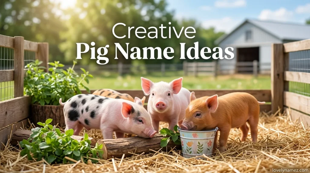 Creative Pig Name Ideas
