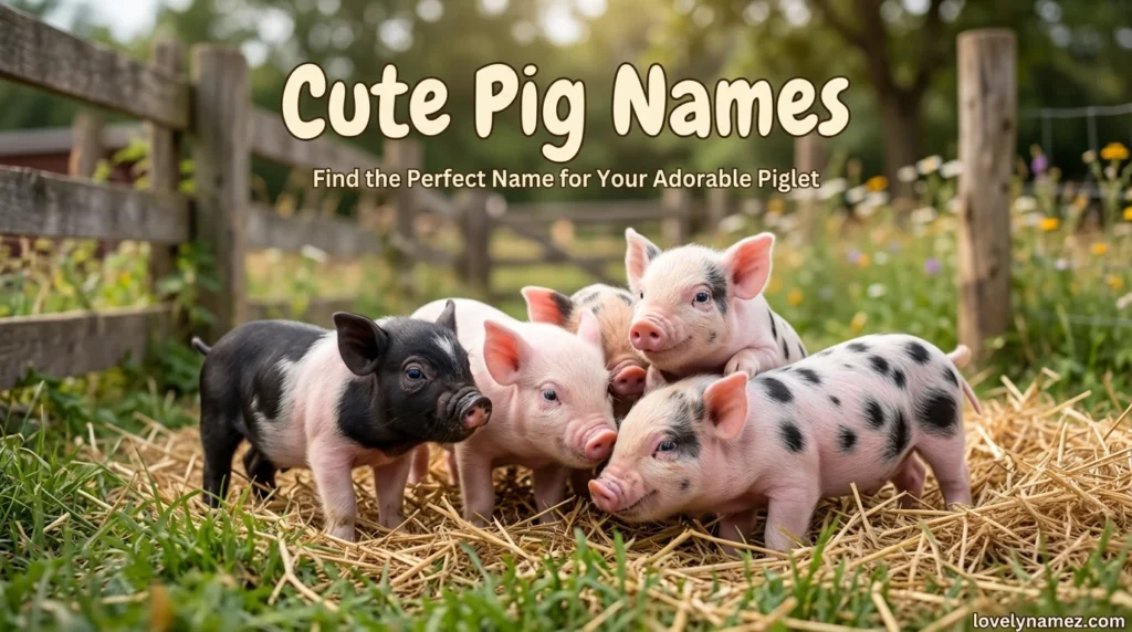 Cute Pig Names