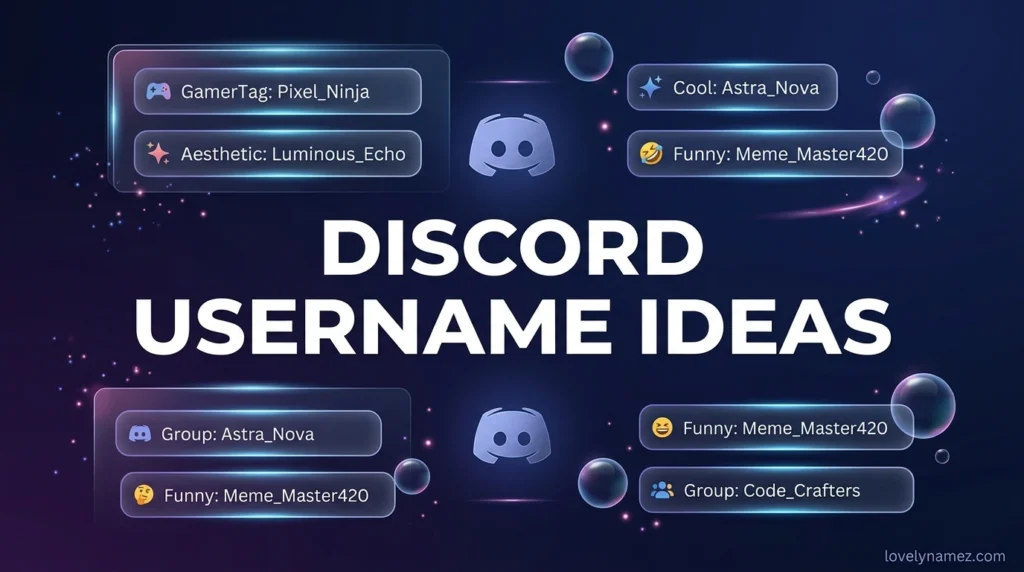 Discord Username Ideas