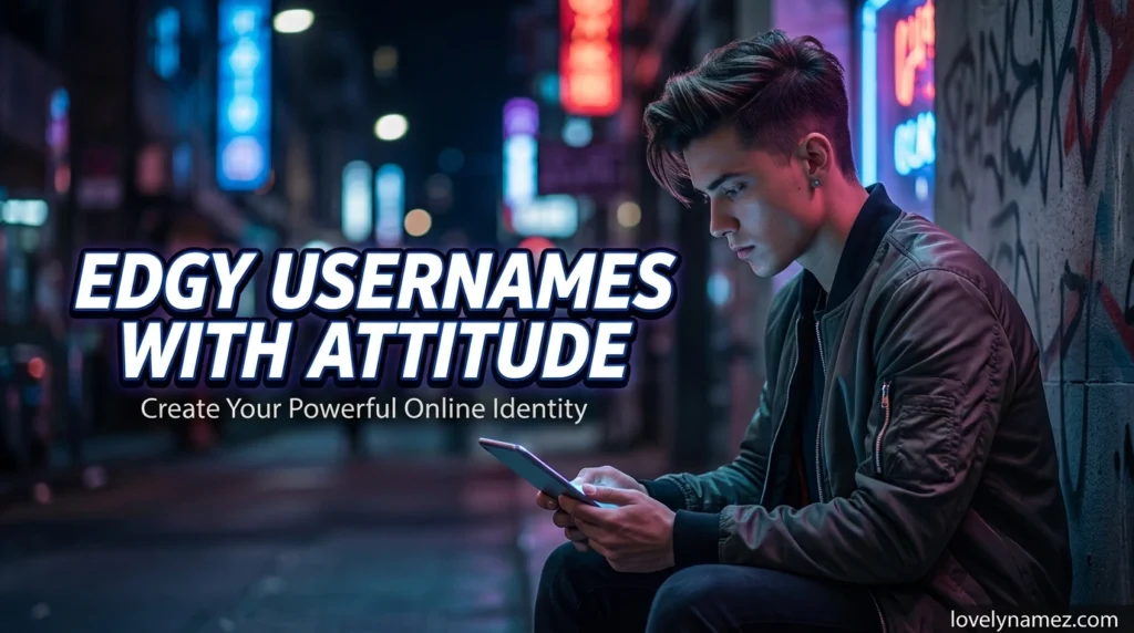 Edgy Usernames With Attitude