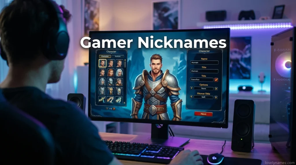 Gamer Nicknames