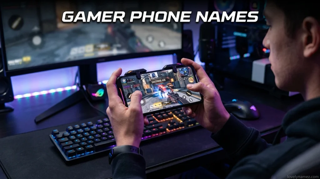 Gamer Phone Names