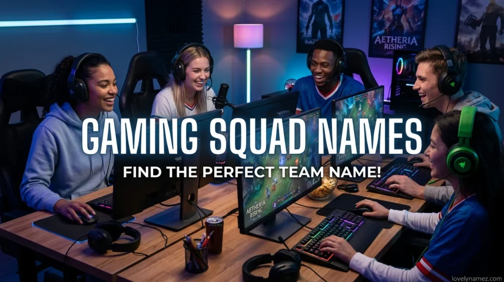 Gaming Squad Names