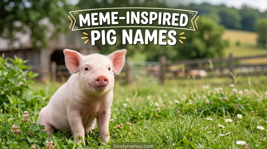 Meme-Inspired Pig Names