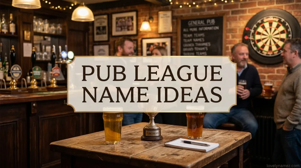 Pub League Name Ideas