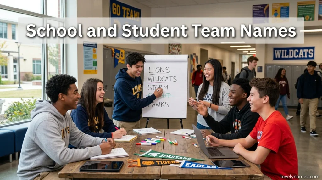 School and Student Team Names
