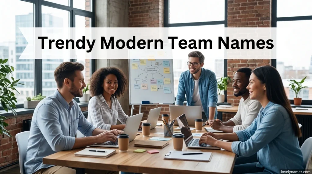 Trendy Modern Team Names