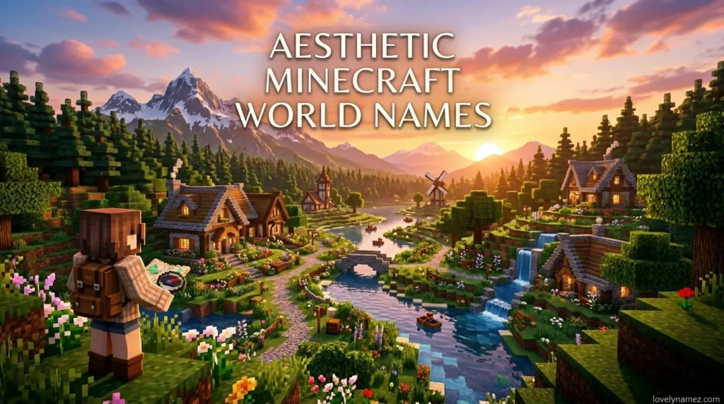 Aesthetic Minecraft World Names