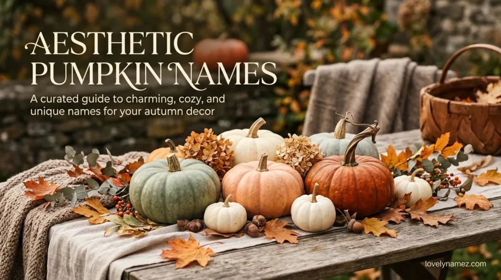 Aesthetic Pumpkin Names