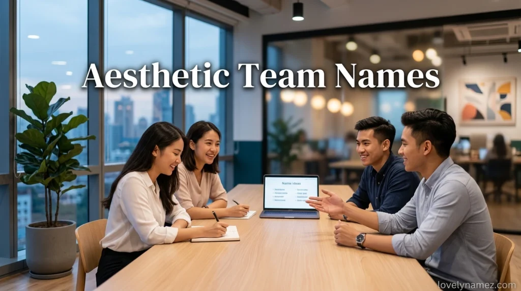 Aesthetic Team Names
