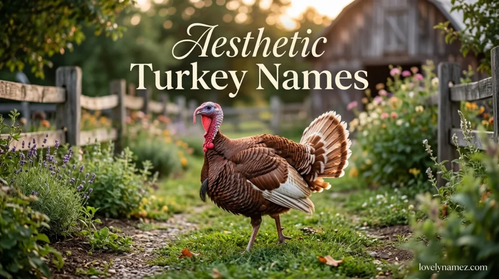 Aesthetic Turkey Names