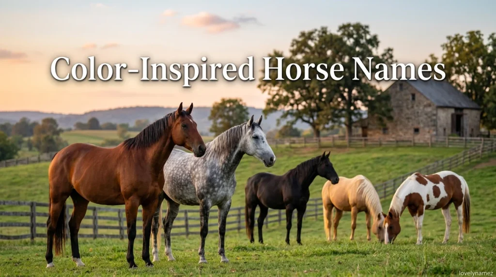 Color-Inspired Horse Names