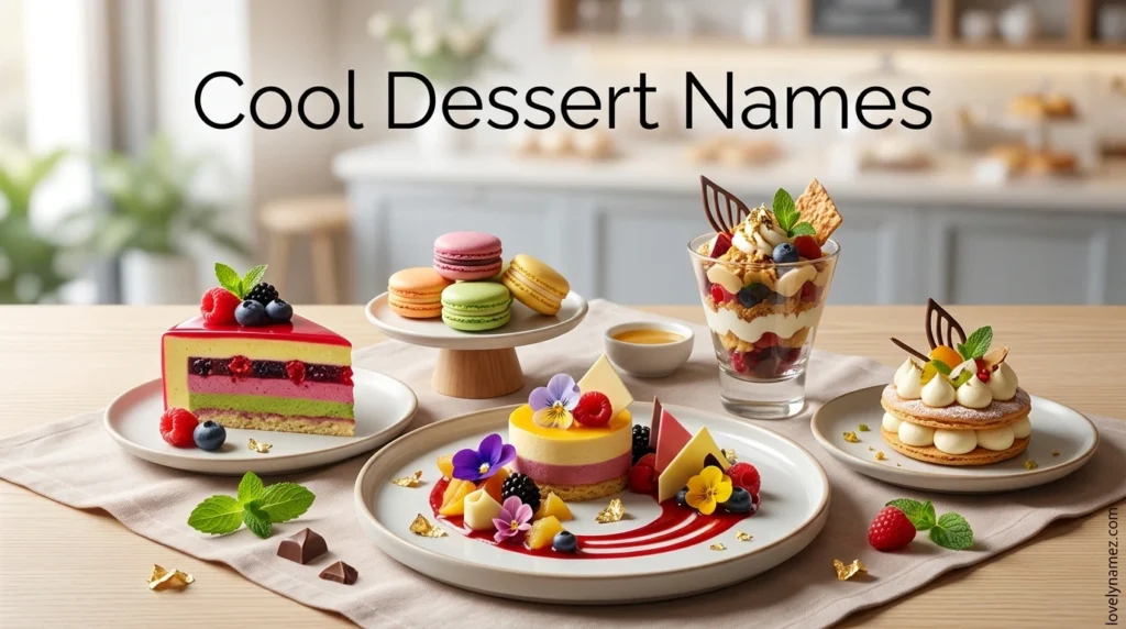 Cool Dessert Names