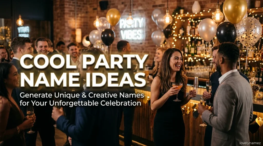 Cool Party Name Ideas