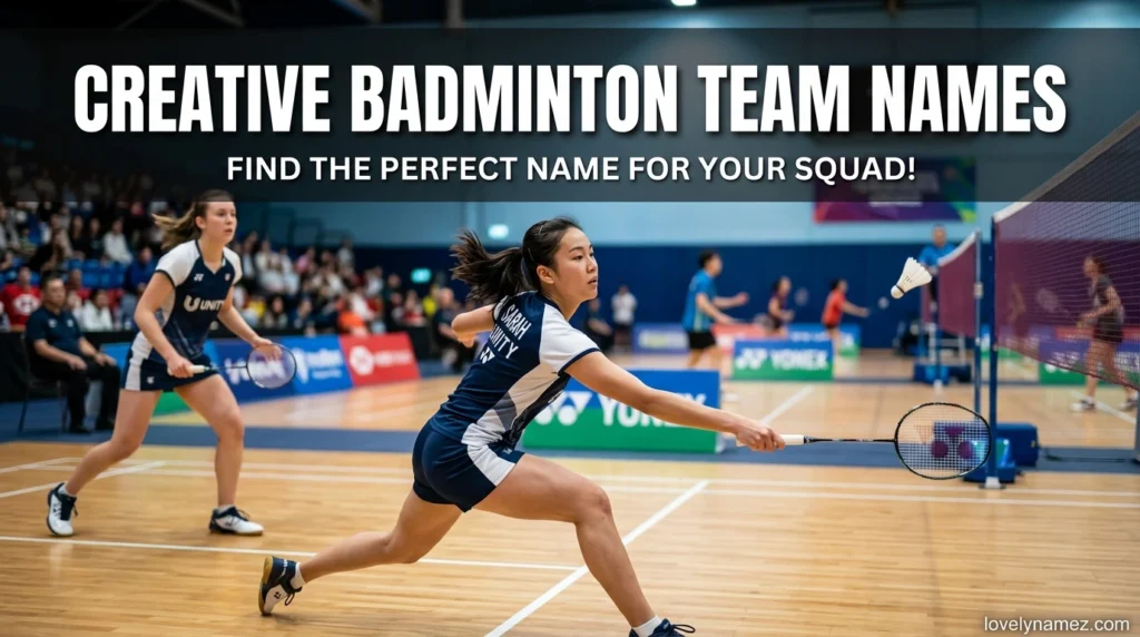 Creative Badminton Team Names