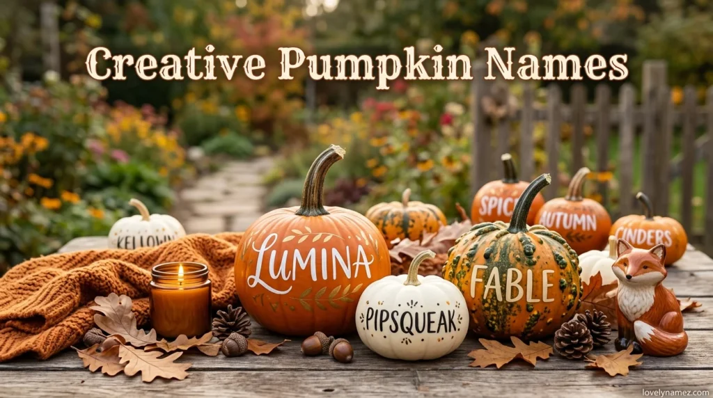 Creative Pumpkin Names
