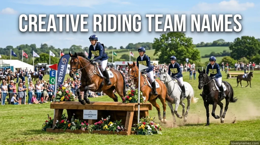 Creative Riding Team Names