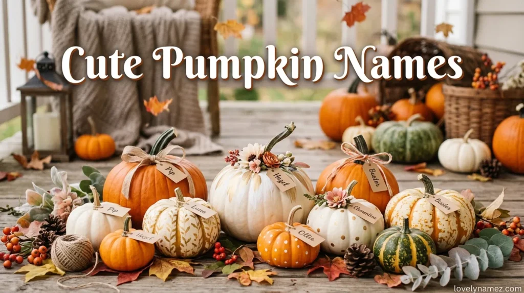 Cute Pumpkin Names