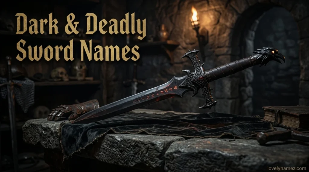Dark & Deadly Sword Names