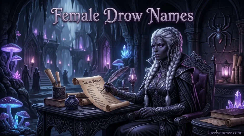Female Drow Names
