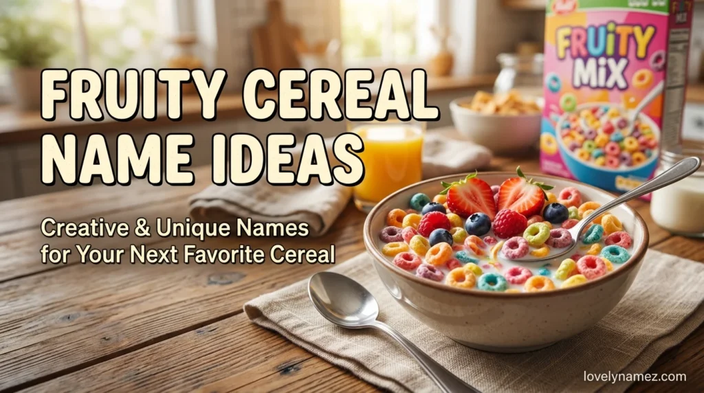 Fruity Cereal Name Ideas