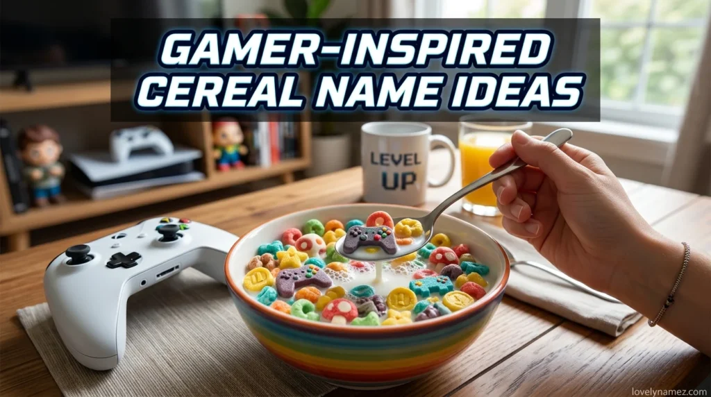Gamer-Inspired Cereal Name Ideas