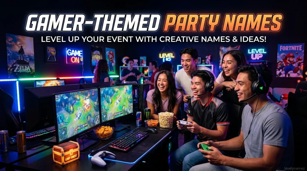 Gamer-Themed Party Names