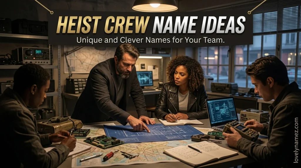 Heist Crew Name Ideas