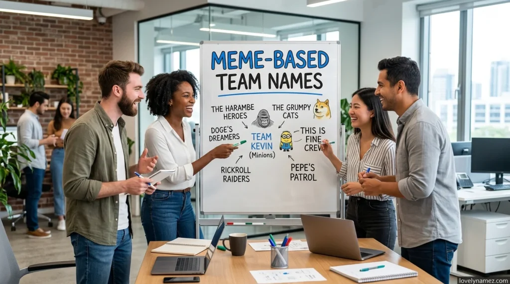 Meme-Based Team Names