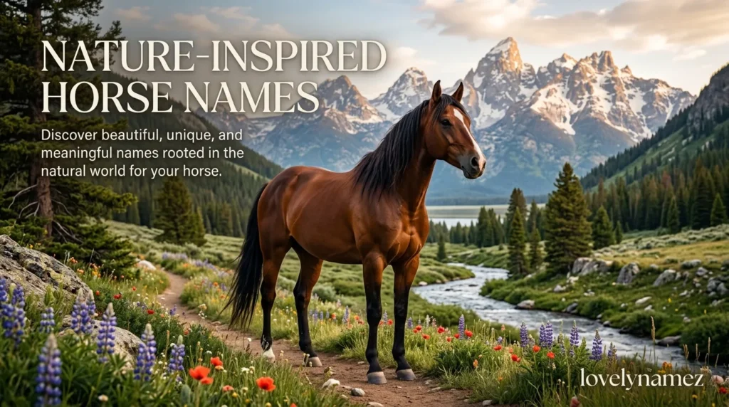 Nature-Inspired Horse Names