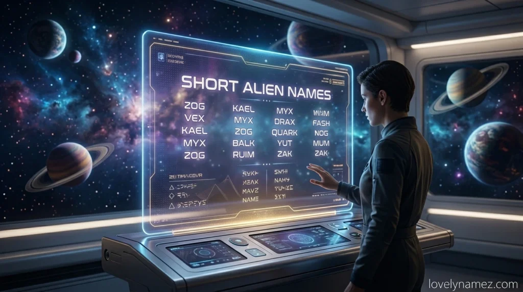 Short Alien Names