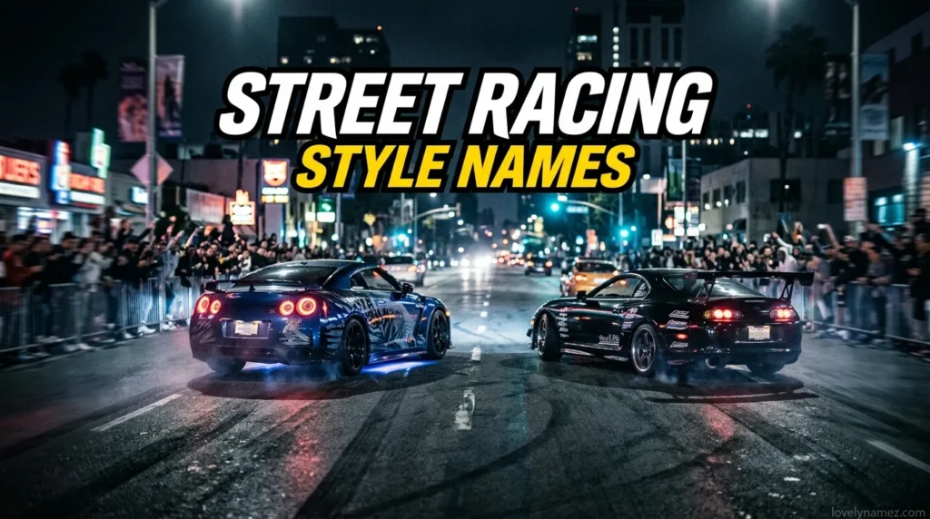 Street Racing Style Names