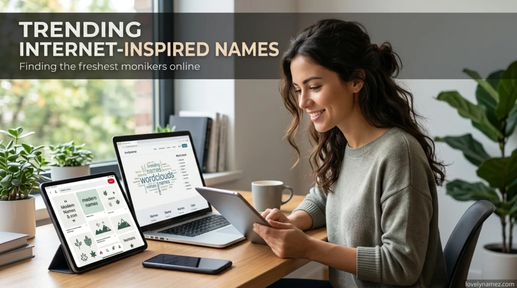 Trending Internet-Inspired Names