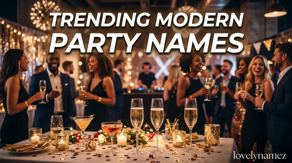Trending Modern Party Names