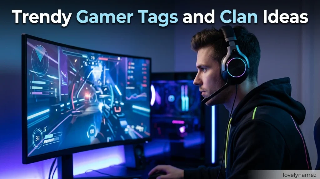 Trendy Gamer Tags and Clan Ideas