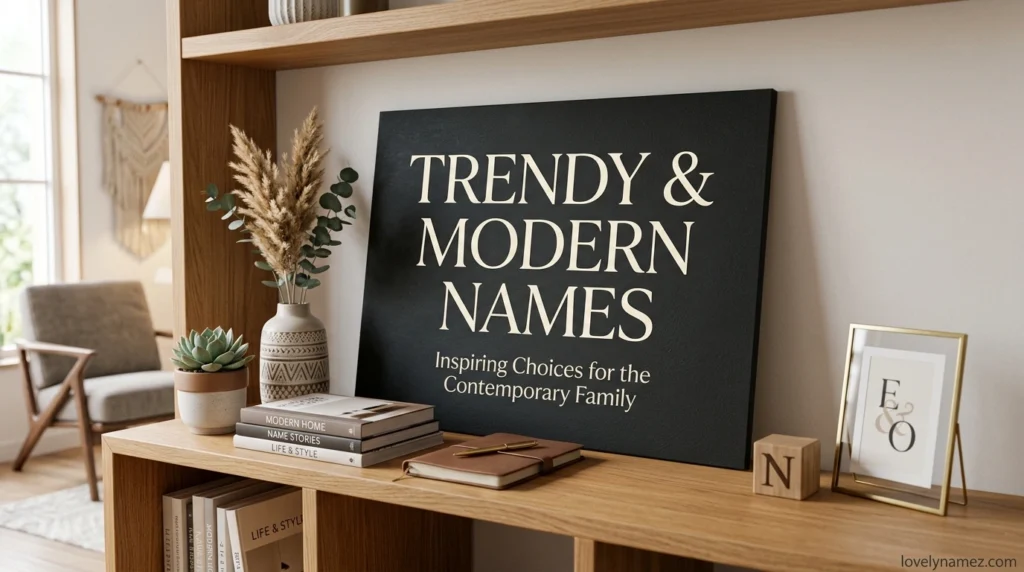 Trendy & Modern Names