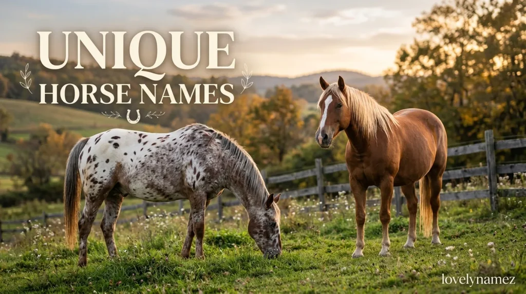 Unique Horse Names