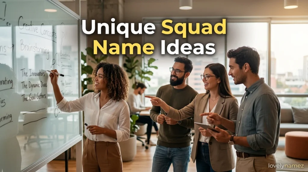 Unique Squad Name Ideas