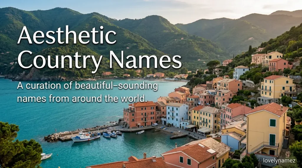 Aesthetic Country Names