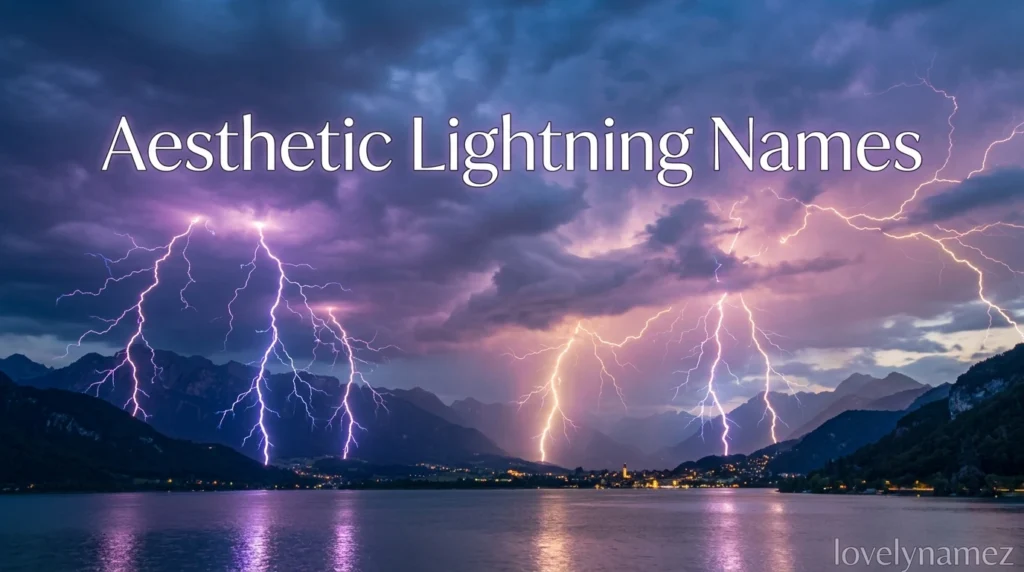 Aesthetic Lightning Names