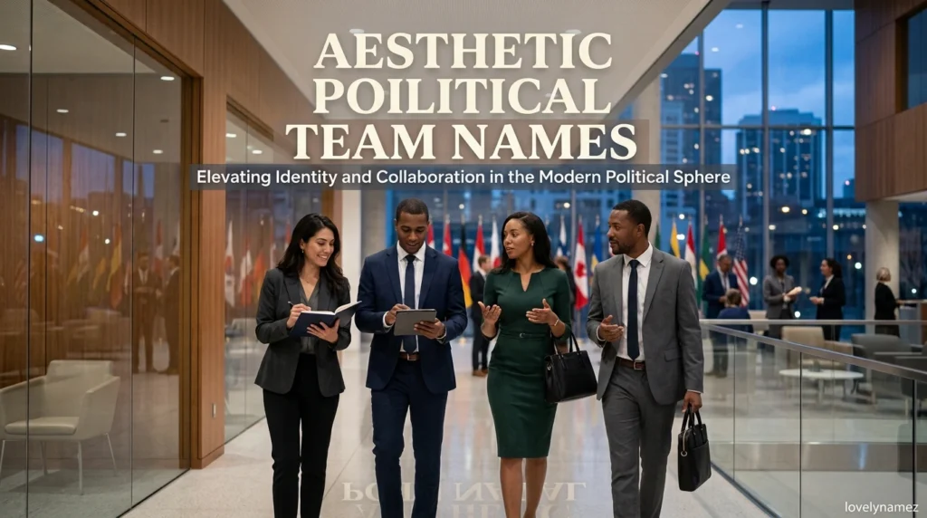 Aesthetic Political Team Names