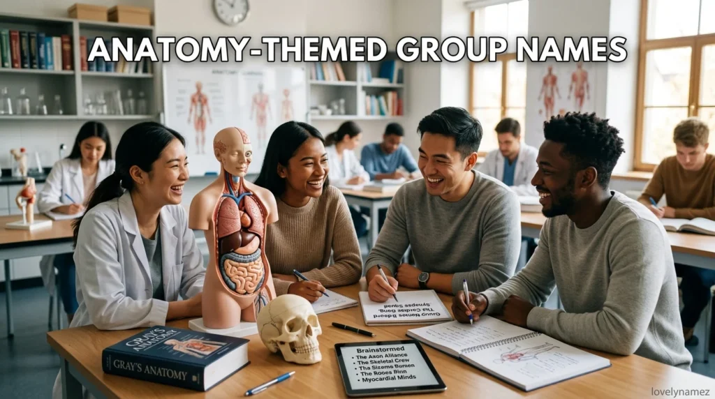 Anatomy-Themed Group Names