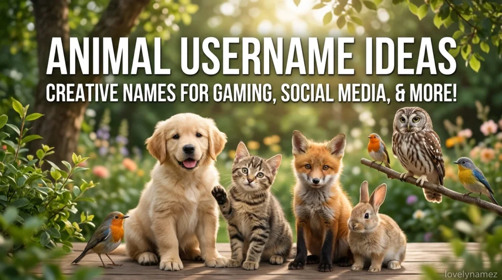 Animal Username Ideas