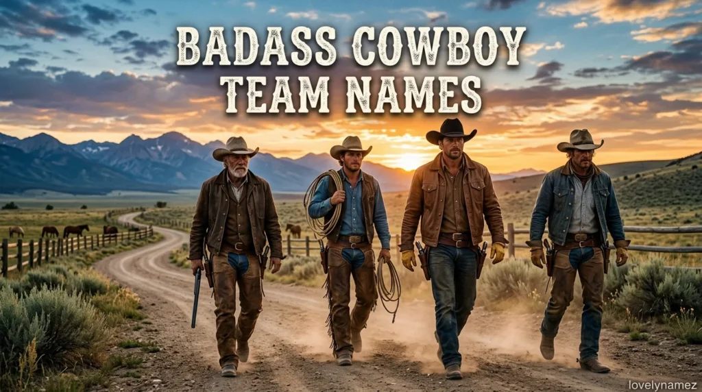 Badass Cowboy Team Names