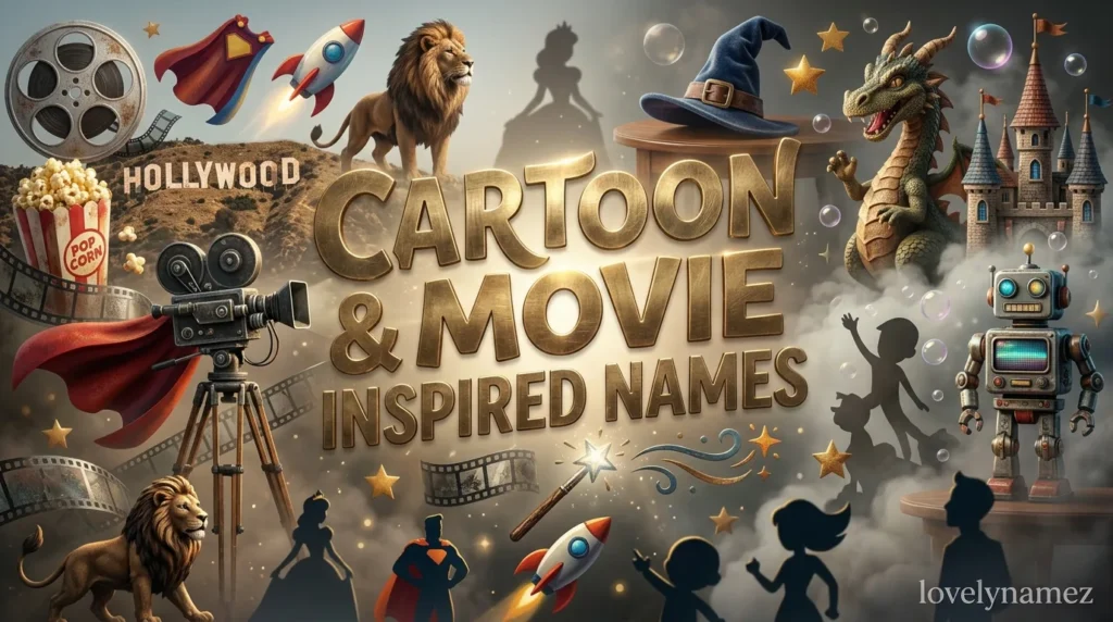 Cartoon & Movie Inspired Names