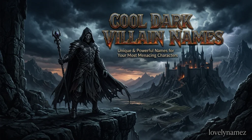Cool Dark Villain Names