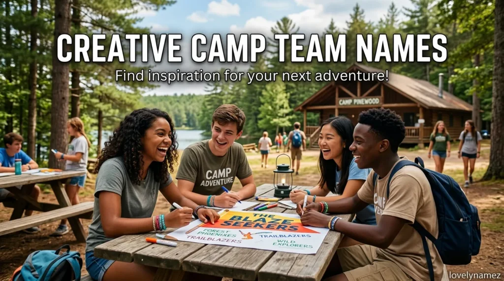 Creative Camp Team Names