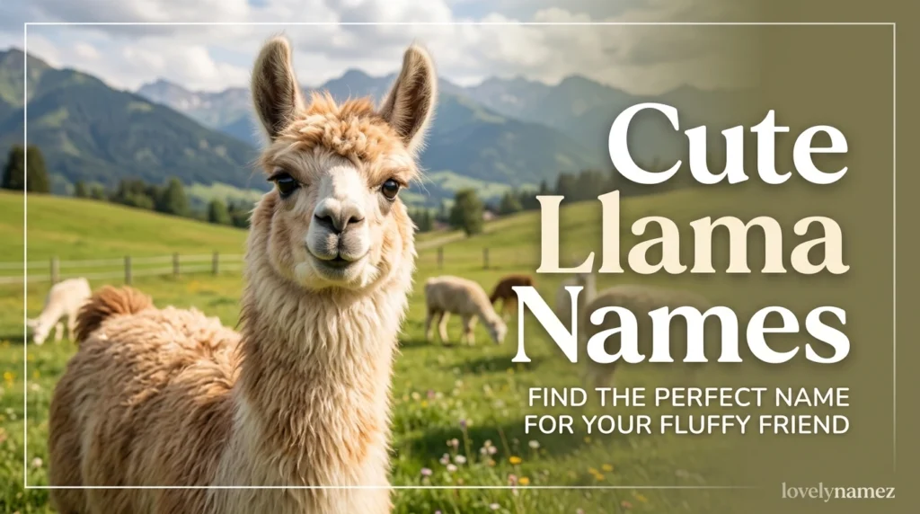 Cute Llama Names