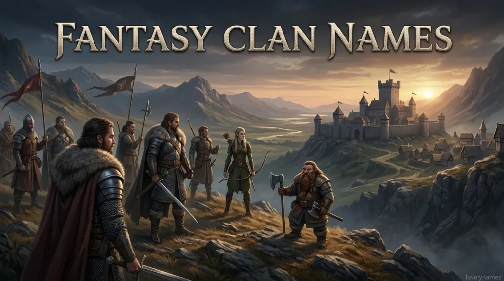 Fantasy Clan Names