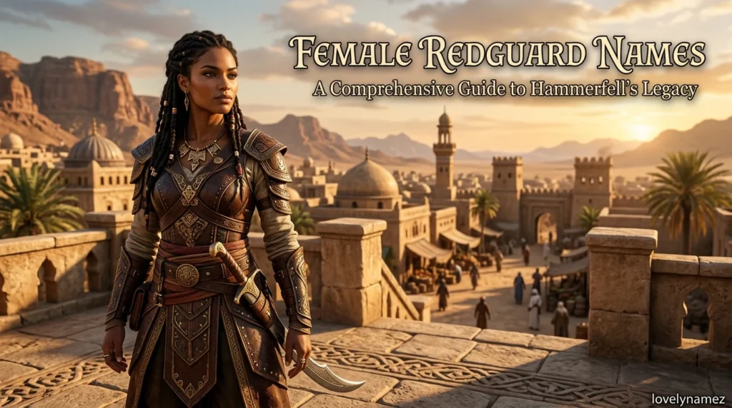 Female Redguard Names